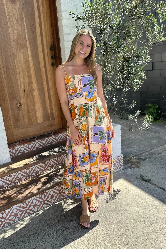 Cordelia Maxi Dress Comfortable Long-Sleeve Maxi Dress