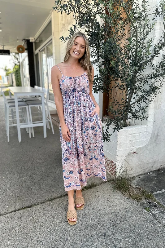 Luna Rose Maxi Dress Stylish Long Sleeve Maxi Dress
