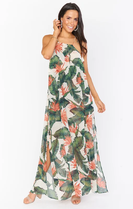 Rochester Maxi Dress ~ Paradise Found Fashionable Halter Neck Maxi Dress