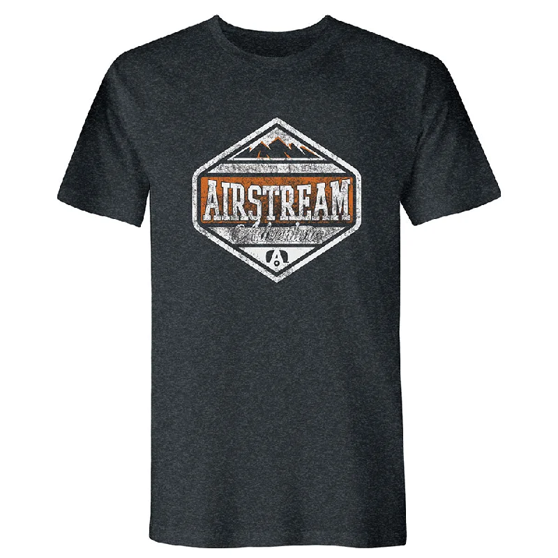 Airstream Adventure Trailer A Badge T-Shirt Nylon Fabric Polyester Fabric Spandex Fabric