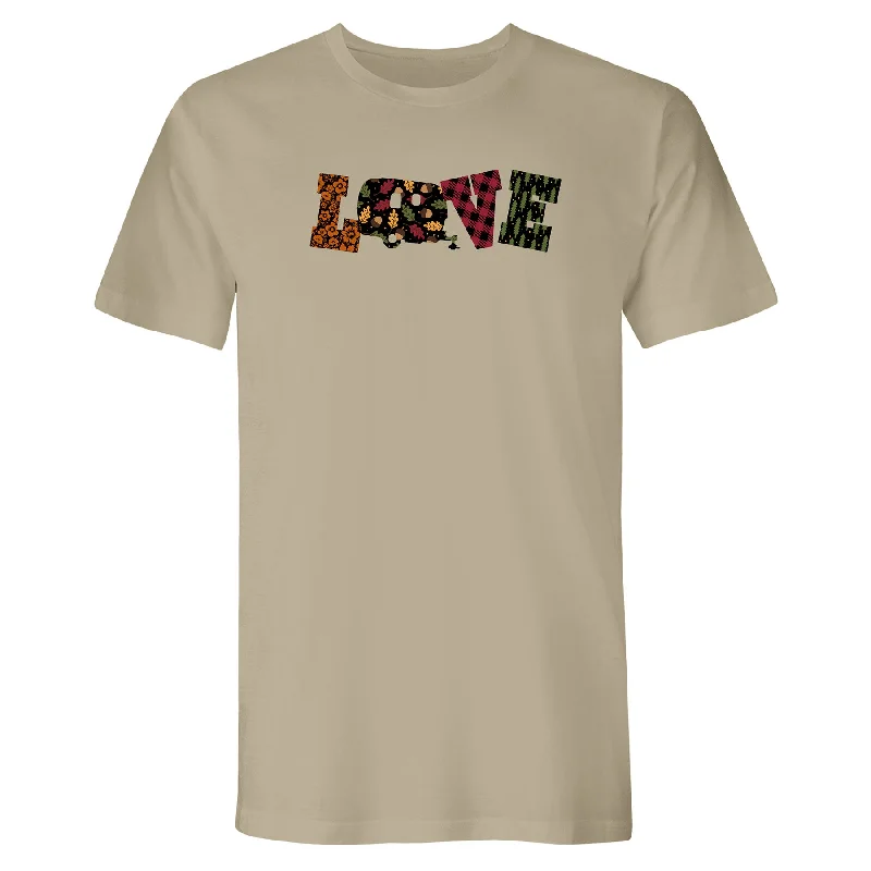 Airstream Fall Love Leaves T-Shirt Satin Blend Silk Blend Wool Blend