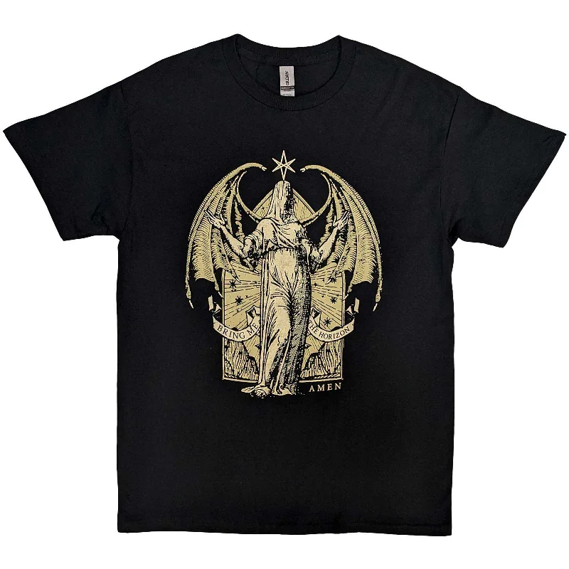 BRING ME THE HORIZON Attractive T-Shirt, Angel Amen Elegant Classic Vintage