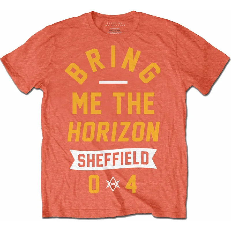 BRING ME THE HORIZON Attractive T-Shirt, Big Text Basic T-Shirt Crew Neck Short Sleeve