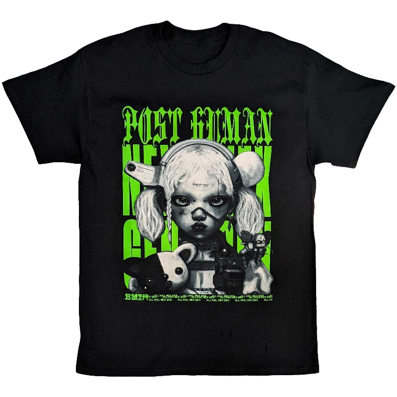 BRING ME THE HORIZON Attractive T-Shirt, Green Nex Gen Ribbed T-Shirt High Neck Heavyweight