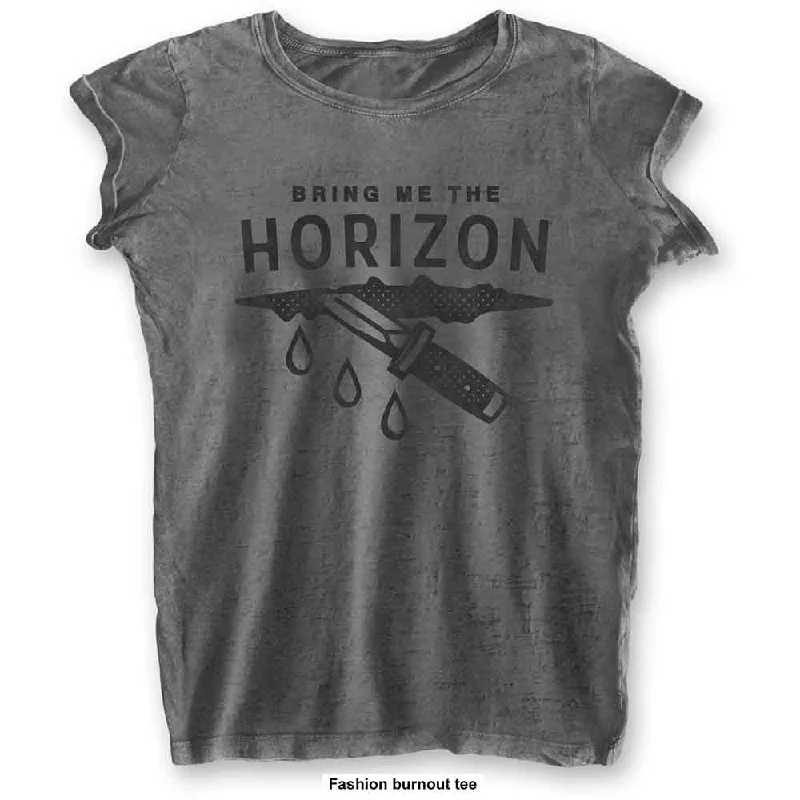 BRING ME THE HORIZON Attractive T-Shirt, Wound Graphic Embroidered Appliqued