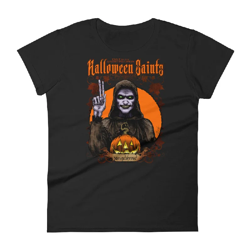 Halloween Saints - Moundshroud Women's short sleeve t-shirt V-Neck T-Shirt Long Sleeve Cotton