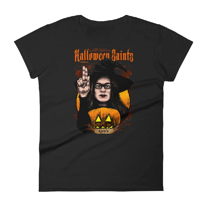 Halloween Saints Series 2 - Rhonda Women's short sleeve t-shirt Cozy Warm Stylish