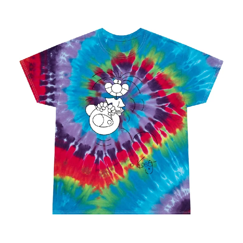 Hoppity Ball,Tie-Dye Tee, Spiral Machine Wash Dry Clean Hand Wash