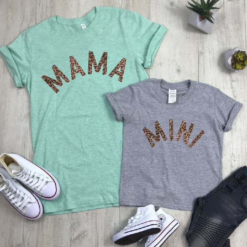 Mama & Mini Mum & Kid Matching T-Shirts (MRK X) Elegant Classic Vintage