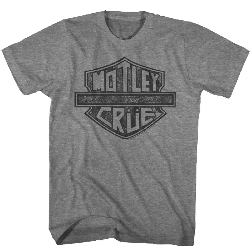 MOTLEY CRUE Eye-Catching T-Shirt, MC Sign Rayon Fabric Velvet Fabric Corduroy Fabric