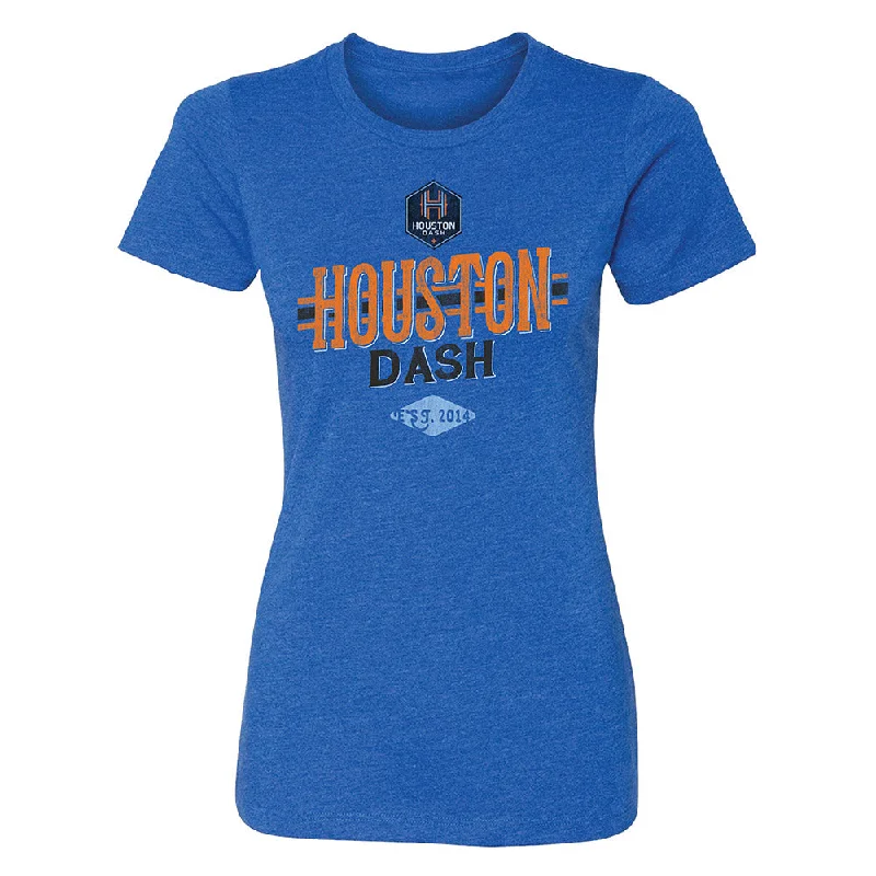 Houston Dash Women's EST 2014 Tee Anti-Pilling Machine Wash Handmade