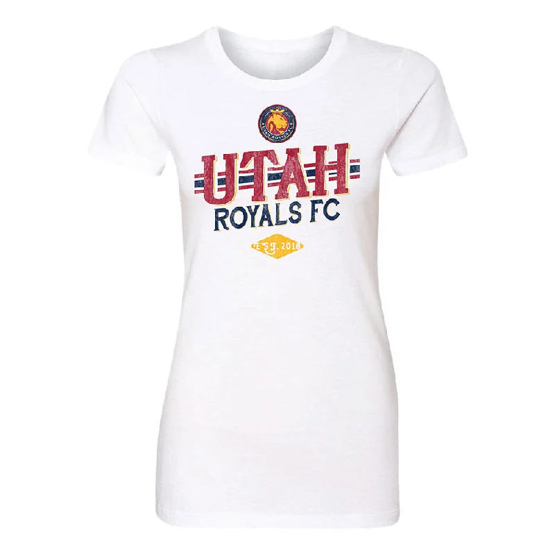 Utah Royals Women's EST 2013 Tee Zippered Buttoned Snapped