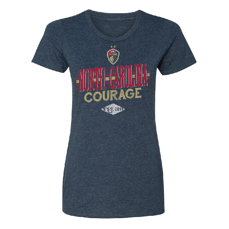 North Carolina Courage Women's EST 2013 Tee Seamless Knitted Crochet