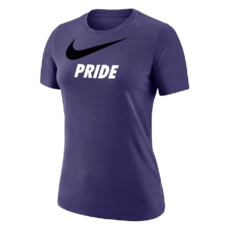 Orlando Pride Women's Swoosh Tee Hooded Caped Shawl Collar