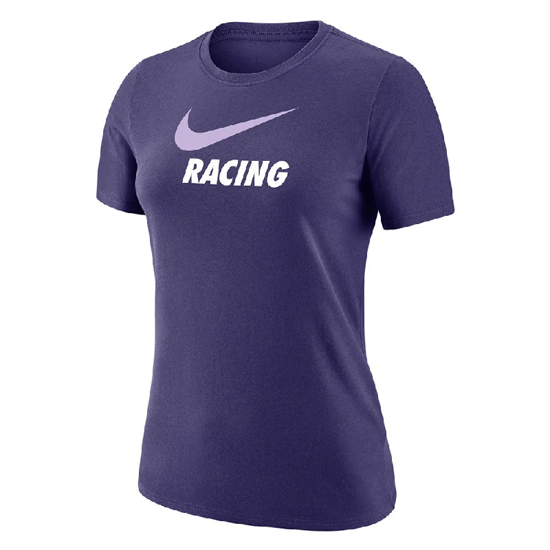 Racing Louisville Women's Swoosh Tee Collared Crew Neck Turtle Neck