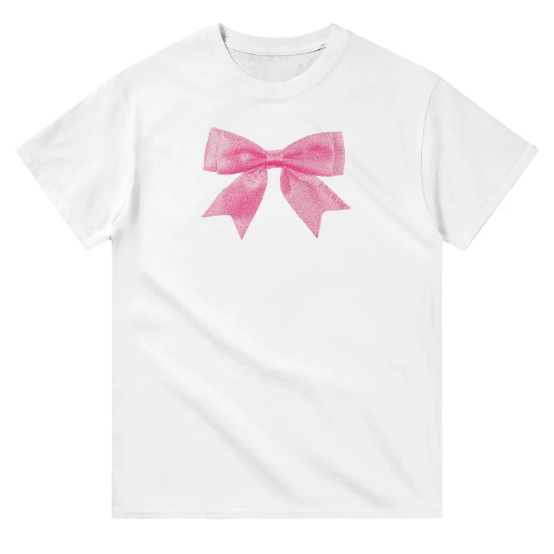 'Put a Bow On It' classic tee Fleece Fabric Down Fabric Feather Fabric