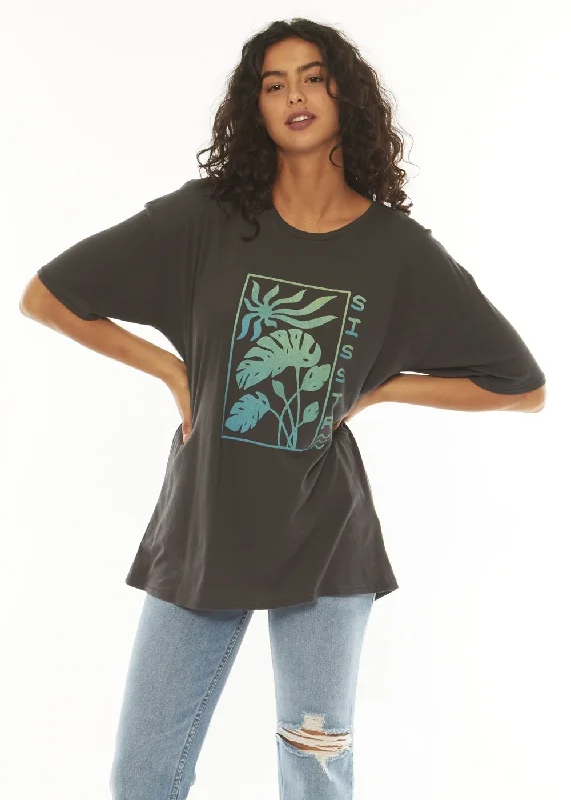 Sisstrevolution Jungle Sky SS Oversized Knit Tee Lace Blend Ribbed Blend Corduroy Blend