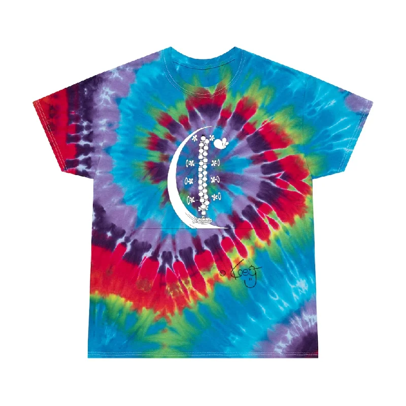 Surferz,Tie-Dye Tee, Spiral Houndstooth Herringbone Solid