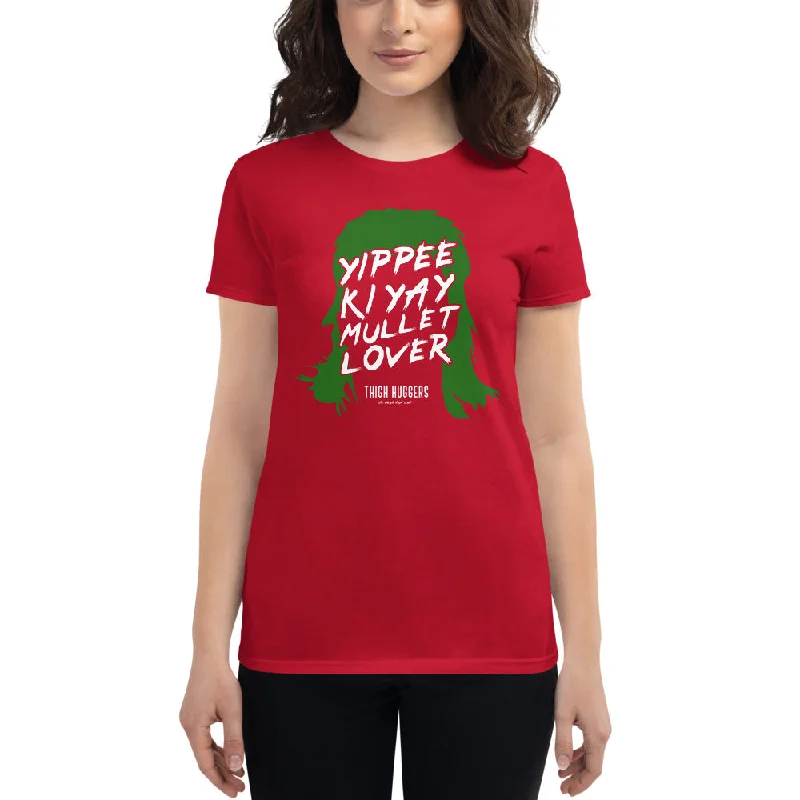 Women's Yippee Ki Yay T-shirt Boxy Fit Fitted Loose