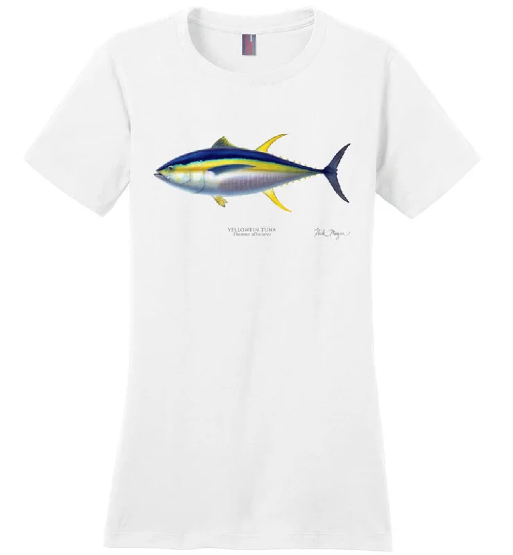 Yellowfin Tuna Women's Tee Anti-Shrink Durable Soft