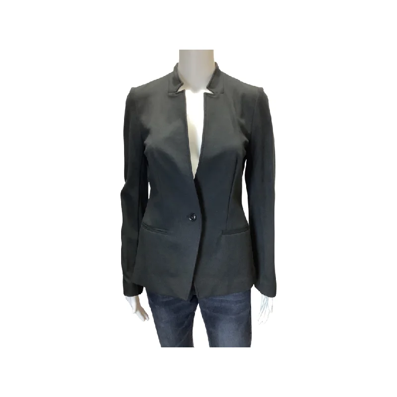 Banana Republic Black Slim Fit Jacket Size 0 With Tags Knit Jacket Woven Jacket Fleece Jacket