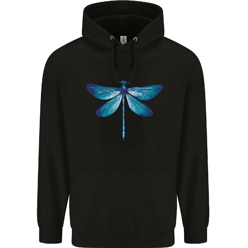 A Blue Dragonfly Mens 80% Cotton Hoodie Hoodie with Belted Waist Structured Tailored