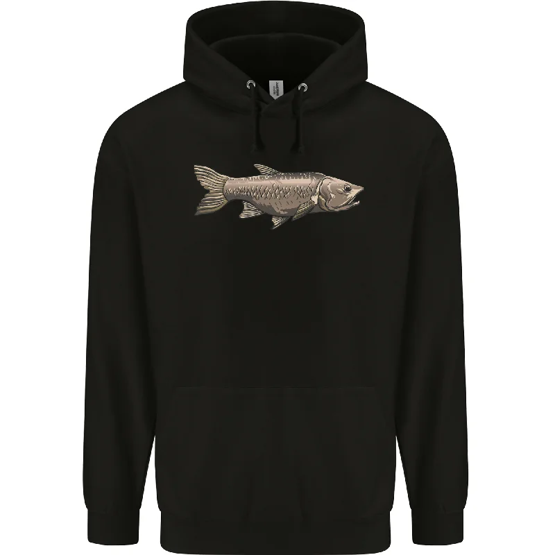 A Bolan Fish Fishing Fisherman Mens 80% Cotton Hoodie Hoodie with Patch Decorative Personalized