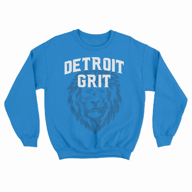 Detroit Grit - Unisex Crewneck Sweatshirt Hoodie with Pattern Geometric Abstract