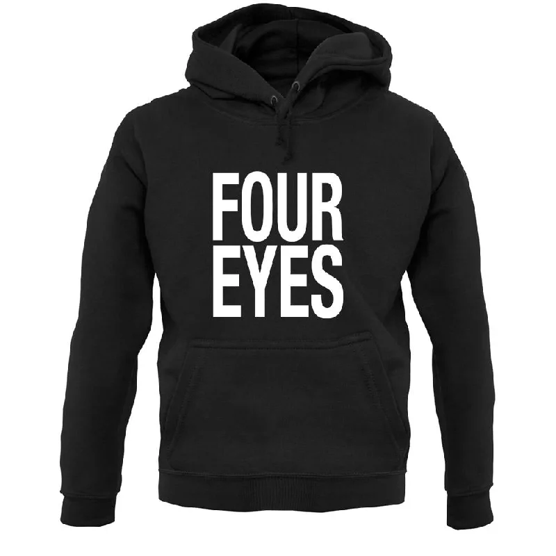 Four Eyes Unisex Hoodie Hoodie with Raglan Sleeves Sporty Comfortable