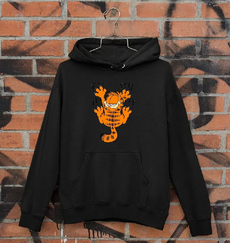 Garfield Unisex Hoodie for Men/Women Hoodie with Hem Embroidery Detailed Premium