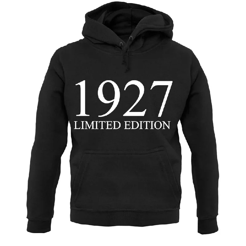 Limited Edition 1927 Unisex Hoodie Hoodie with Zipper Versatile Modern