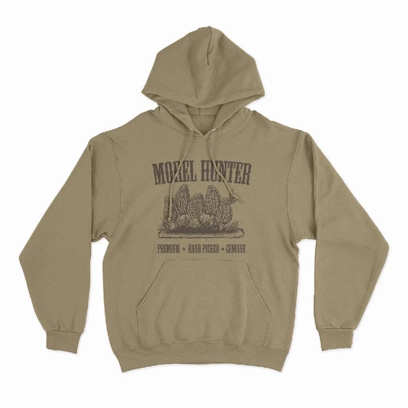 Morel Hunter - Unisex Hooded Sweatshirt Hoodie with Magnetic Closure Innovative Modern