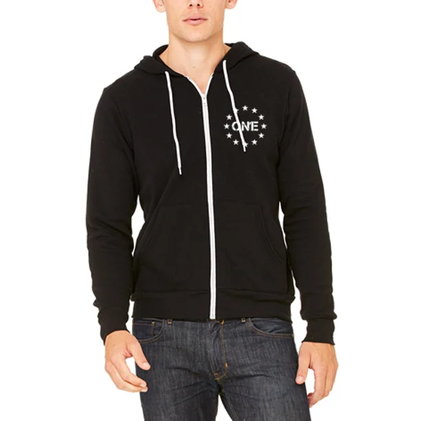 MOTIVATING Unisex Zip Hoodie Hoodie with Cuffed Sleeves Snug Secure