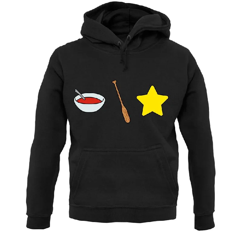 Soup Oar Star (Superstar) Unisex Hoodie Hoodie with Raglan Sleeves Sporty Comfortable