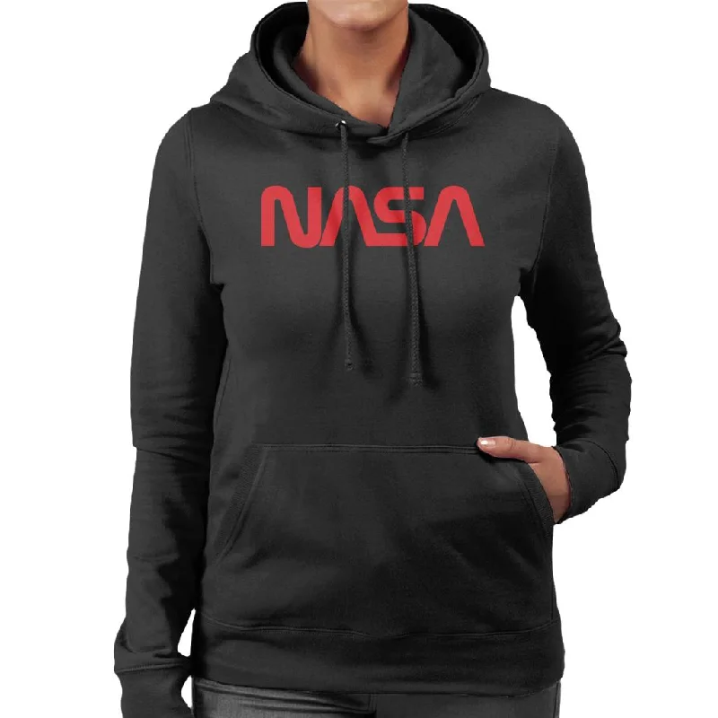 The NASA Logo 1975-1992 Women's Hooded Sweatshirt Hoodie with Hood Adjustable Protection