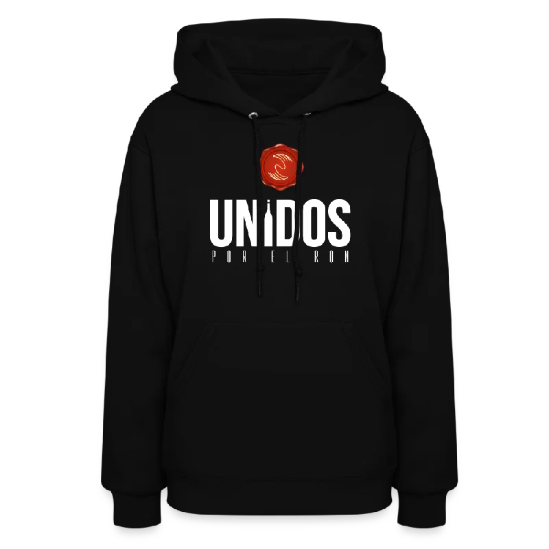 Unidos por el Ron - Women's Hoodie Hoodie with Stripes Bold Sporty