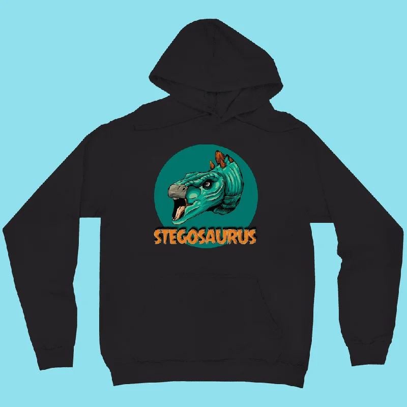 Women Stegosaurus Head Hoodie Hoodie with Camouflage Military Edgy