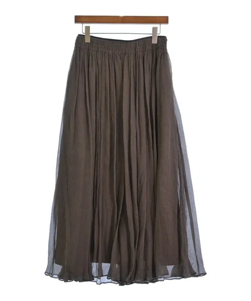 ebure Long/Maxi length skirts leather skirt refined