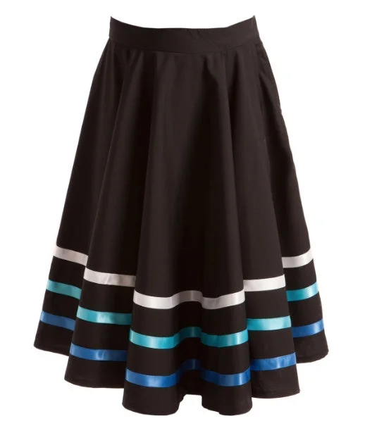 AS04R - Matilda Ribbon Skirt wool skirt thick