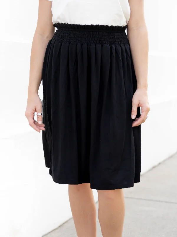 The Tracie Knee Length Skirt casual skirt length