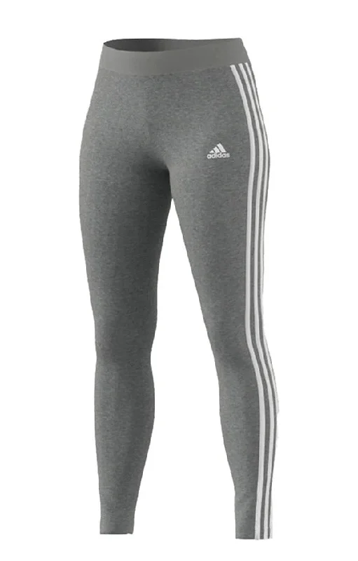 Adidas Women 3 Stripes Leggings Training Tights Trendy Adjustable Waist Leggings