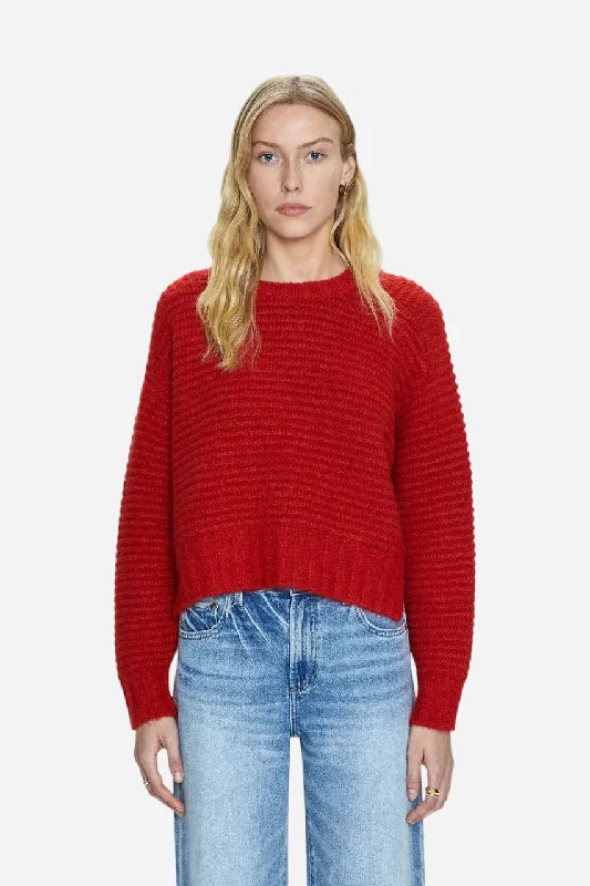 Pistola Adina Sweater in Rouge Velvet Chenille Corduroy