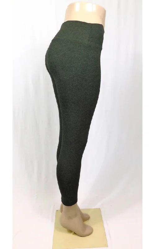 Bamboo Capri Leggings Tights - Forest Green Fashionable Smooth Fit Leggings