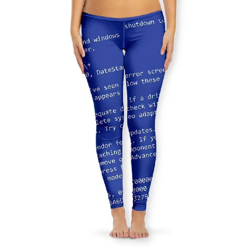 BSOD Women's Leggings Stylish Stretch Pants Leggings