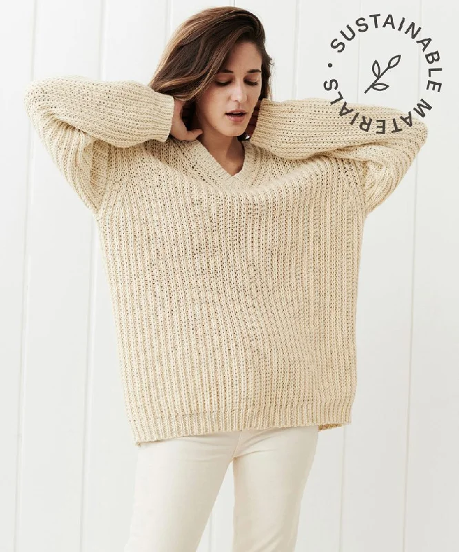 Cotton Cabin Sweater Mesh Blend Leather Blend Suede Blend