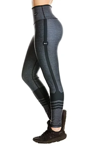 Drakon Leggings Women´s Activewear Workout Pants Printed Compression Pants Yoga Tights Fashionable High-Rise Leggings