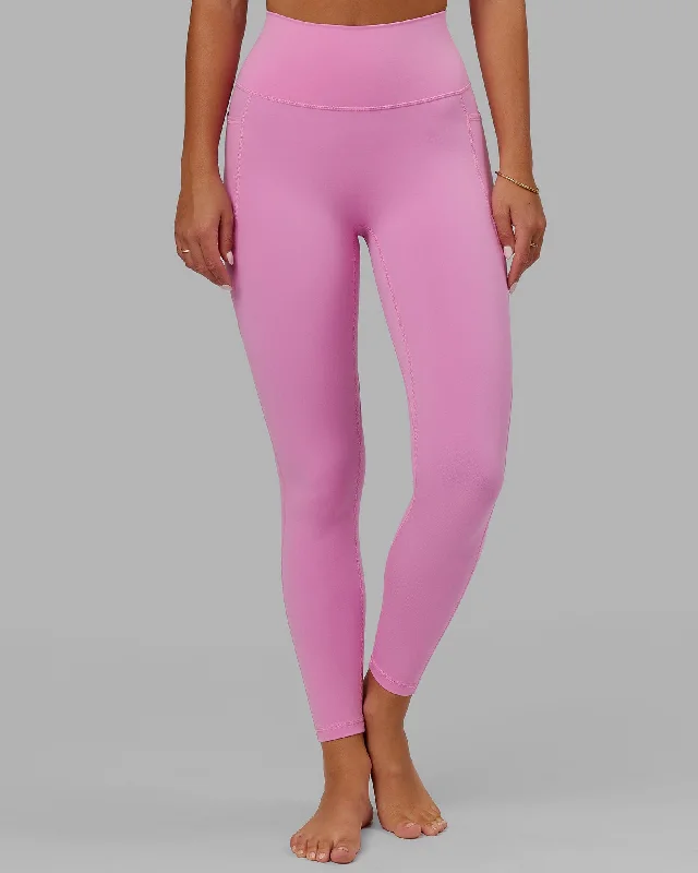 Fusion Full Length Leggings with Pockets - Spark Pink Cozy Fashion Leggings