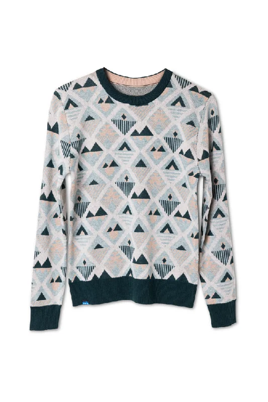 Women's Hillrose Sweater - Argyle Ridge Elegant Classic Vintage