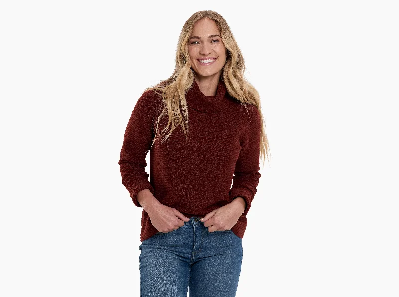 Women's Solace Sweater - Red Rock Oversized Loose Flowy