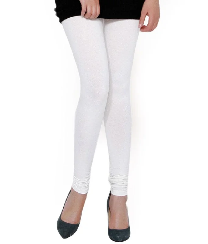 Lycra Leggings White free size upto XL Trendy Sports Performance Leggings